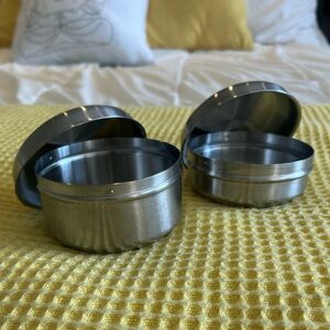 IKEA- LÄTTUGGAD snack container, set of 2, stainless steel